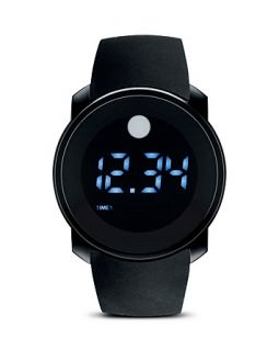Movado BOLD Black Touch Screen LED Digital Display Watch, 45mm
