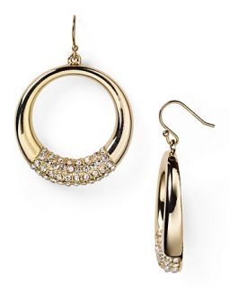 pave donut earrings price $ 45 00 color gold crystal quantity 1 2 3 4