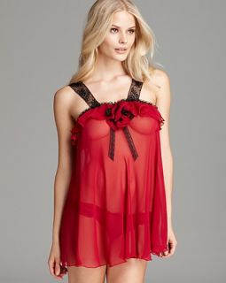 ruffle chiffon camidoll with bikini orig $ 98 00 was $ 68 60 54