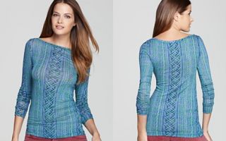 BCBGMAXAZRIA Top   Patterned Knit_2