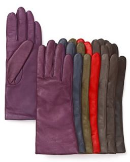3.5 Button Leather Tech Gloves