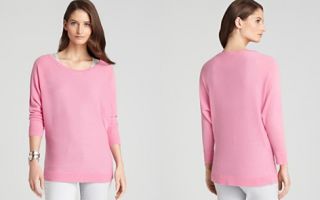 Magaschoni Cashmere Boat Neck Dolman Sleeve Sweater_2