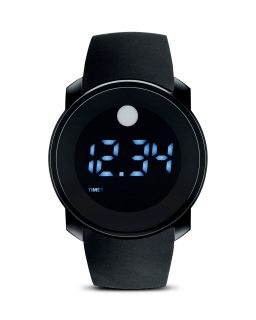 Movado BOLD Black Touch Screen LED Digital Display Watch, 45mm