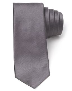 theory luster satin skinny tie price $ 98 00 color chrome size one