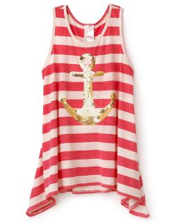 Kiddo Girls Anchor Tank Top   Sizes S XL