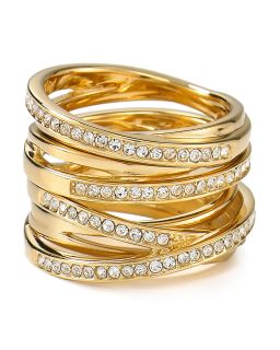 michael kors pave stack ring price $ 125 00 color gold size select