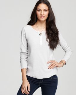 long sleeve henley price $ 105 00 color pearl grey size 4 quantity 1 2