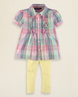 Ralph Lauren Childrenswear Infant Girls Madras Tunic & Legging Set