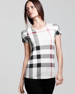 burberry brit all over check tee price $ 150 00 color classic check