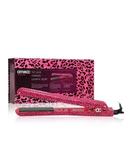amika printed 1 25 styler price $ 120 00 color pink cheetah quantity 1