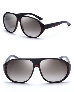 Gucci Acetate Shield Sunglasses