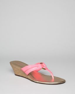 lilly pulitzer thong wedges mckim price $ 148 00 color pretty pink