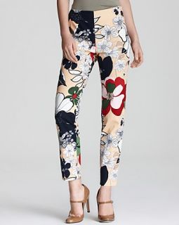 raoul slim leg printed trousers price $ 198 00 color multi floral size