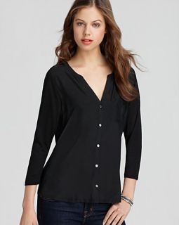 soft joie blouse geralyn button front price $ 138 00 color caviar size