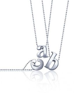 alex woo letter necklace 16 price $ 158 00 color sterling silver size