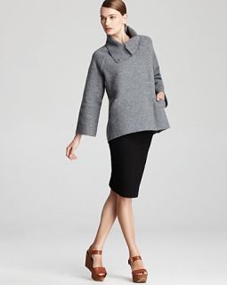 hem stretch ponte pencil skirt $ 188 00 eileen fisher shakes up your