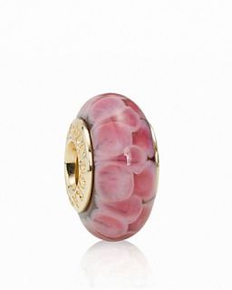 PANDORA Bracelet   Sterling Silver with Pink & Gold Charms