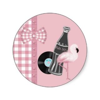 Buttons and Bows Rock & Roll Sticker