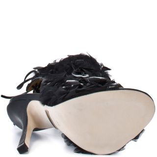 Desire   Black Leather, Badgley Mischka, $220.49 