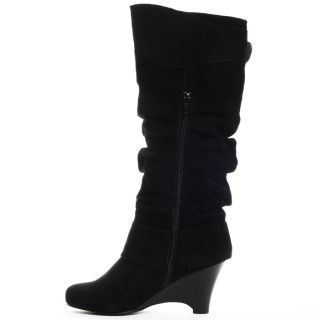 Ring Suede Boot   Black, Naughty Monkey, $98.99,