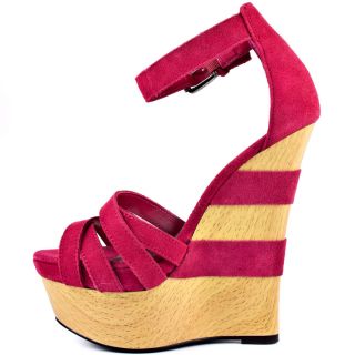 Bebes Pink Clarice   Fuchsia Suede for 124.99