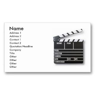 Take One Actor Business Card