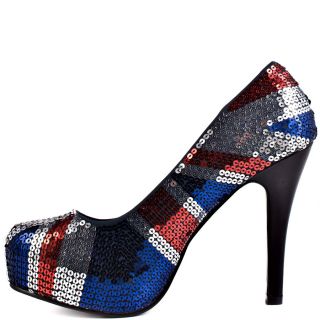 Iron Fists Multi Color Jacked Up Platform   Blue for 69.99