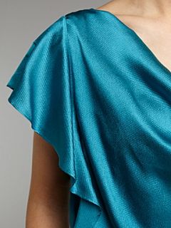 Untold Cowl neck drape dress Teal   