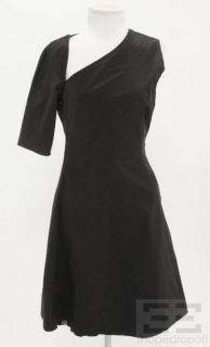 Karolina Zmarlak Black One Shoulder A Line Dress Size XS New