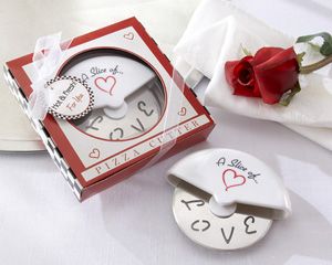 50 Love Pizza Cutter Favors Wedding Bridal Shower