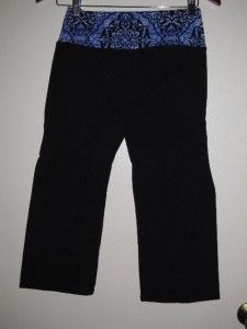New The Balance Collection by Marika Black Yoga Exercise Capris Size