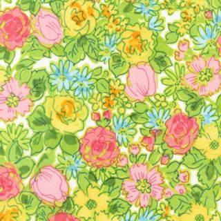 Kaufman London Calling Spring Floral Cotton Lawn Fabric Quilt BTY