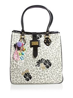 Pauls Boutique Shelley leopard flower bag Gold   
