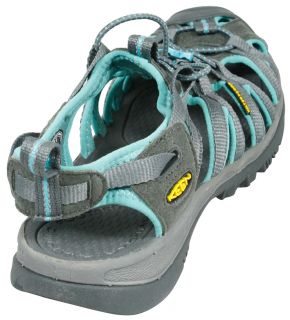 Keen Whisper Womens Water Sport Sandals Shoes Gray Blue 6 5 New