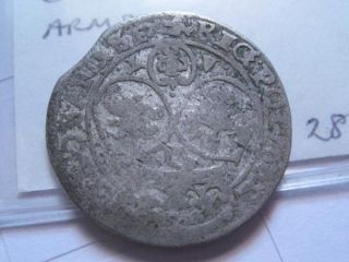 Poland Silver Coin Jan Kazimir 6 Gross 1662