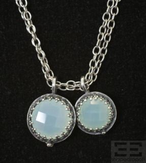 Becky Kelso Sterling Silver Chain Calcite Pendant Necklace