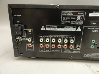 Kenwood AR 404 Stereo Audio Home Stereo Receiver 2 Channel