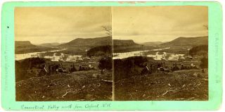Cheney Orford New Hampshire Stereoview Connecticut Valley N from