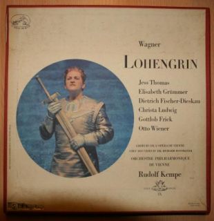 Rudolf Kempe Lohengrin Wagner San F 121 5 White Angel Stereo