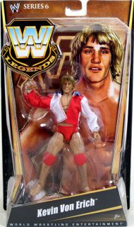 WWE Legends Series 6 Kevin Von Erich Figure NIP Mattel 2011 Wrestling