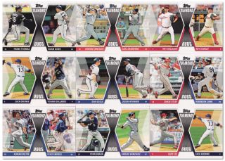 2011 Topps 2 Diamond Duos Complete Set of 30 Cards