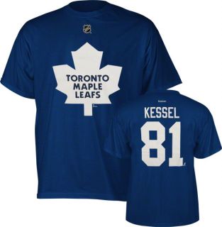 Phil Kessel Blue Reebok Name and Number Toronto Maple Leafs T Shirt