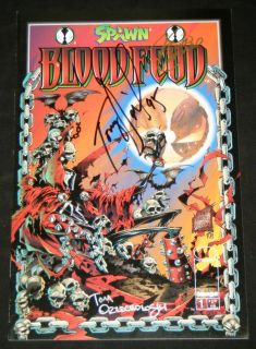 Spawn Blood Feud 1 Image Comics 1995 3 Autographs