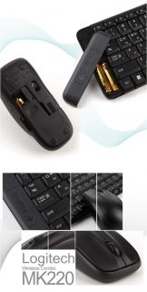 Wireless Keyboard Mouse Set Logitech Wireless Combo MK220 Korean