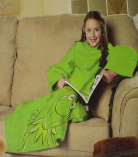 New Youth Snuggie Kermit The Frog Blanket Muppet Movie Kids Boy Girl