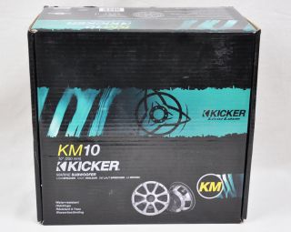 Kicker KM10 10 4 Ohm Marine Boat Water Resistant Sub Woofer