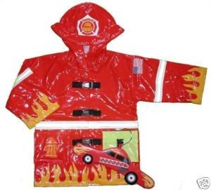 Kidorable Fireman Rain Gear Boys Girls Pick Your Item
