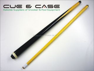 Short 48 2 Piece Snooker Cue for Home Tables Kids Etc