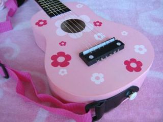 New Pink Childrens Acoustic Guitar Ideal Kids Gift
