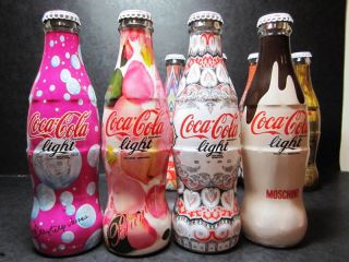 Coca Cola Coke Italy Tribute Fashion 8 Bottles